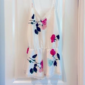 Kate Spade silky sleep romper